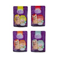 ราคา 12 ซอง อาหารแมว Catty Cat ปลาทูน่าเนื้อขาว แบบเปียก ซอง 80 g. (25814202931)