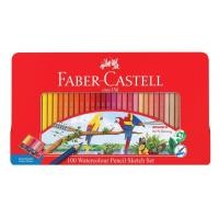 ราคา FABER CASTELL WATERCOLOUR PENCIL SKETCH SET 100 ชิ้นใน TIN CASE LIMITED EDITION (44176821734)