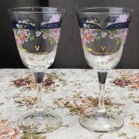 ราคา ชุดแก้วไวน์ Giovanni Valentino Italy ขนาดสูง 5.5” ราคา 270฿/2ใบ #มือสองญี่ปุ่น (10911032446)