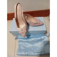 ราคา Lyn around รองเท้าส้นสูง 3.5 นิ้ว แท้ มือสอง สภาพดี (28452786428)