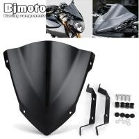 ราคา FZ MT 09 Windscreen Windshield For Yamaha MT09 FZ09 MT-09 FZ-09 Motorcycle Wind Deflector 2014 2015 (45602692056)