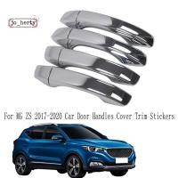 ราคา [Promote J]สําหรับ MG ZS 2017-2020 รถโครเมี่ยมมือจับประตูฝาครอบสติกเกอร์ Trim ฝาครอบมือจับประตูด้านนอก (55101761633)