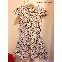 ราคา ชุดเดรสทรงเอ ผ้าอยู่ทรงสวย สีชมพูอ่อน ลายดอกไม้ มือสอง แบรนด์ Jaspal size S ขนาดของชุด อก 34 " เอว 28" สะโพก 40" ยาว 32” (8612466771)
