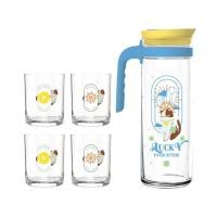 ราคา AjuShop-OCEAN ชุดเซ็ทแก้วพร้อมเหยือก Neko Fortune Family ขนาด 1,390 มล. (22482277389)