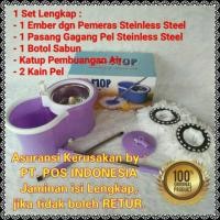 ราคา BONUS SOAP รับประกันความเสียหายถึง Spin Mop ไม้ถูพื้น Super Mop จัดส่งฟรี (27215205214)