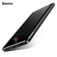 ราคา Baseus Super Mini Powerbank 10000 mAh แบตสำรอง พาวเวอร์แบงค์ USB 2 ช่อง มีหน้าจอ (2148619656)