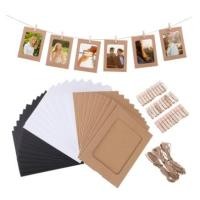 ราคา 【Life-365】กรอบรูปกระดาษ ขนาด 6 นิ้ว พร้อมเชือก และคลิป สําหรับตกแต่งผนัง 10 ชิ้น (14646559013)