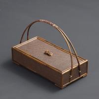 ราคา ไม้ไผ่เก่าหวายที่นั่งกล่องอาหารแบกตะกร้าชาห้องเซนตกแต่งเครื่องประดับอุปกรณ์เสริมกล่องเก็บชุดน้ําชากล่องของขวัญคอลเลกชัน (43273970122)