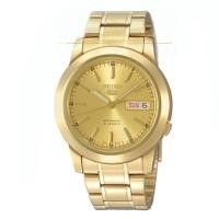 ราคา SEIKO 5 Automatic Mens Watch สีทอง สายสแตนเลส รุ่น SNKE56K1 (578549083)