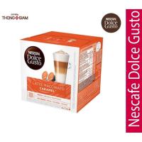 ราคา รสชาติใหม่!กาแฟแคปซูล NESCAFE DOLCE GUSTO ลาเต้ มัคคิอาโต คาราเมล Latte Macchiato Caramel (16 แคปซูล/กล่อง)BEE: 02/2024 (15557170744)