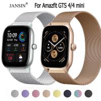 ราคา jansin Amazfit GTS 4 สายนาฬิกาข้อมือสเตนเลส แม่เหล็ก สําหรับ Amazfit GTS 4 4 mini Smart Watch Band (17190633131)