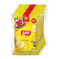 ราคา เลย์ มันฝรั่งแท้ทอดกรอบ รสมันฝรั่งแท้ 48 ก. x 6 (LAY'S Classic Potato Chips Original 48 g x 6) (22842389126)