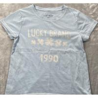 ราคา Cotton 100% Lucky Brand Top Light Blue Clover T-Shirt- (41622921588)