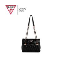 ราคา GUESS กระเป๋า รุ่น QG950520 EDA FLAP SHOULDER BAG BLACK สีดำ (29009347059)