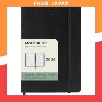 ราคา Moleskine Notebook 2026 - January Start - 12-Month Weekly Diary - Pocket Size (9 cm x 14 cm) - Soft Cover - Black - DSB12WN2Y26 (27540549253)