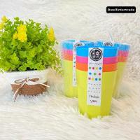 ราคา แก้วน้ำ แก้วพลาสติก แพ็ค 4 ชิ้น คละสี (28856089278)