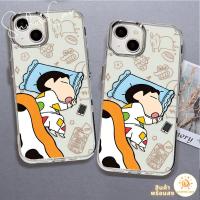 ราคา จัดส่งทันที เคสโทรศัพท์16 การ์ตูนชินชมพูสีฟ้า เคสใสครอบสีเงิน For iPhone12 13 16Pro PROMAX 14 15PLUS X XS XR 7/8/SE2/SE3 (40522816558)