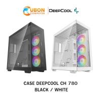 ราคา CASE เคส DEEPCOOL CH780 BLACK / WHITE (Mini-ITX / M-ATX / ATX / E-ATX) ประกันศูนย์ 1 ปี (25114599442)