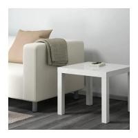 ราคา LACK ลัค โต๊ะข้าง, ไฮกลอส 55x55 ซม.ขาวIKEA (1366080416)