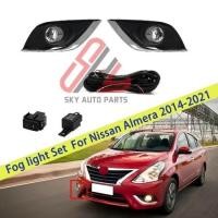 ราคา (คุณภาพดี)สําหรับ Nissan Almera 2014-2021 ชุดไฟตัดหมอกชุดประกอบไฟตัดหมอกครบชุด 1 คู่ ไฟตัดหมอก (43722306955)