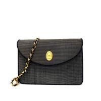 ราคา Vintage Paco Rabanne Bag แบรนด์แท้ สัญชาติฝรั่งเศษ กระเป๋าหนังแท้ แผงคอม้า (27117270759)