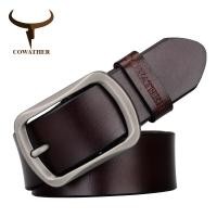 ราคา Cowather เข็มขัดหนังวัวแท้ 100% สไตล์วินเทจ สําหรับผู้ชาย (22538066020)