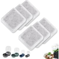 ราคา น้ําพุสําหรับสัตว์เลี้ยงตัวกรองทดแทนถ่านเข้ากันได้กับ Petmate Replendish Mason Gravity Waterers, เครื่องจ่ายชามน้ําสุนัขแมวอัตโนมัติทดแทน (6 แพ็ค) (48801912820)