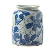 ราคา แจกันลายพิมพ์สีฟ้าและขาว สไตล์จีนโบราณ เหมาะสำหรับใช้วางดอกไม้หรือเป็นของตกแต่งบ้าน (40922469719)