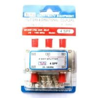 ราคา Splitter แยกสัญญาณเสาดิจิตอลทีวี,เคเบิ้ล แบบ 4 ทาง TAFN รุ่น 4SPF (1538670616)