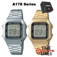 ราคา !!ประกันพร้อมกล่อง CMG!! CASIO ของแท้ รุ่น A178WA-1A A178WGA-1A นาฬิกาข้อมือ และใบประกัน 1ปี A178WA A178WGA A178 (42950594144)