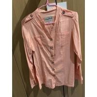 ราคา มือ2: เสื้อเชิ้ต สีโอรส แบรนด์ body glove แขนยาว (17834707908)