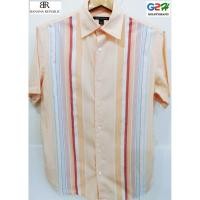 ราคา Banana Republic แท้ เสื้อเชิ๊ตแขนสั้นสีส้มโอรส (978706170)