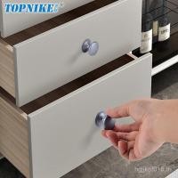 ราคา มือจับประตูตู้ประตูบานเลื่อนกระจกเจาะฟรี 3H ลิ้นชักตู้เสื้อผ้า Sticky Small Handle Single Hole ql Handle @ Round Grain VO6X (53150982726)