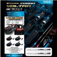 ราคา คันเบ็ด SHIKARI VOLTRA 602 เบท เวท8-17LB คันเป็นกราไฟท์ มาพร้อมรอกหยอดน้ำ SHIKARI VOLTRA อัดตราทด 7.2:1 (29788303648)