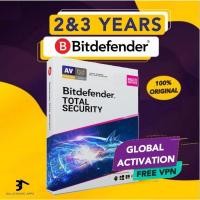 ราคา GENUINE Bitdefender Total Security Antivirus | 1 to 6 Devices 2 to 3 ปี | Latest Version (54852960820)