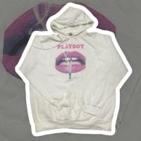 ราคา เสื้อกันหนาวสเวตเตอร์ฮู้ด Playboy มือสอง (มีตำหนิตามรูป) (54503000369)