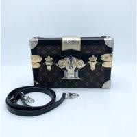 ราคา Louis Vuitton petite malle limited edtion monogram LV หลุยส์ วิตตอง กระเป๋าสะพาย หนังแท้ แบรนด์เนม มือสอง brandname (14461654213)