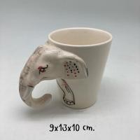 ราคา (House of Shell) 1 ชิ้น แก้วน้ำช้าง - 1 pcs. elephant cup (9271918820)