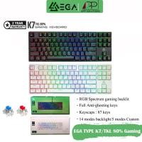 ราคา EGA KEYBOARD(คีย์บอร์ด)Mechanical Gaming รุ่นTYPE K7-TKL(Blue,Red Switch) (13973909206)