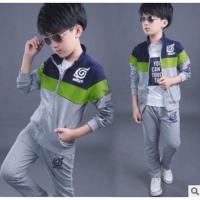 ราคา WC343A ชุดวอร์มกันหนาวเด็ก เสื้อซิปหน้า + กางเกง ลายนินจา *แถบเขียวเข้ม* (4ข/5ข/6ข/7ข/8ข/9ข) (1698893895)