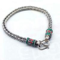 ราคา สร้อยข้อมือเงินแท้ลงดำลงยาสุโขทัย (1083935031)