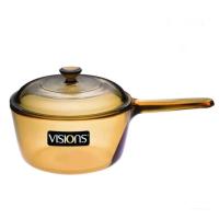 ราคา หม้อแก้วVISIONS หม้อด้ามทนไฟ+ฝา ขนาด 1 ลิตร (สีชา) (22074904194)