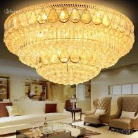 ราคา 8EVI ยุโรปหรูหราทรงกลมคริสตัลสีทองโคมไฟเพดานห้องนั่งเล่นโคมไฟคริสตัลโคมไฟห้องนอนledโคมไฟคริสตัล (27802710302)