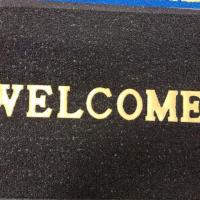 ราคา อุปกรณ์แต่งบ้าน พรมเช็ดเท้าwelcome ผ้าเช็ดเท้า พรมกันลื่น พรมดักฝุ่น พรมเช็ดเท้ายาง welcome ขนาดใหญ่ (22035344667)