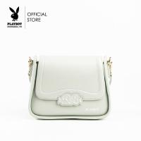 ราคา PLAYBOY รุ่น Bliss Bag กระเป๋าสะพายข้างผู้หญิง รหัส ST-B251PB604 ทรง Flap bag มี 2 สี Misty mint และ Coconut Milk (29375133819)