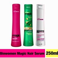 ราคา Biowoman Magic Hair Serum ไบโอวูเมนส์ เมจิก แฮร์ เซรั่ม 250 มล. เซรั่มบำรุงผม {1ขวด} (41518821520)
