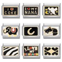 ราคา อิตาเลี่ยน Charm Links สําหรับสร้อยข้อมือใหม่แฟชั่น Charm สร้อยข้อมือเพื่อนครอบครัว DIY โมดูลสร้อยข้อมือ Charm อิตาเลี่ยน Links Fit 9 มม.สร้อยข้อมือสแตนเลสเครื่องประดับ DIY ทํา (24191052174)