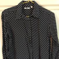 ราคา เสื้อเชิ้ต uniqlo ลายจุด (785953388)