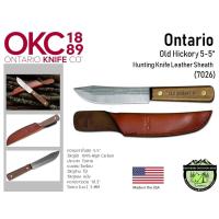 ราคา Ontario Old Hickory 5-5" Hunting Knife Leather Sheath (7026) มีดทำครัวเอนกประสงค์ (14101438842)