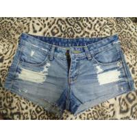 ราคา กางเกงยีนส์ขาสั้น แต่งขาด เอวต่ำ เสมอหู (6506898513)